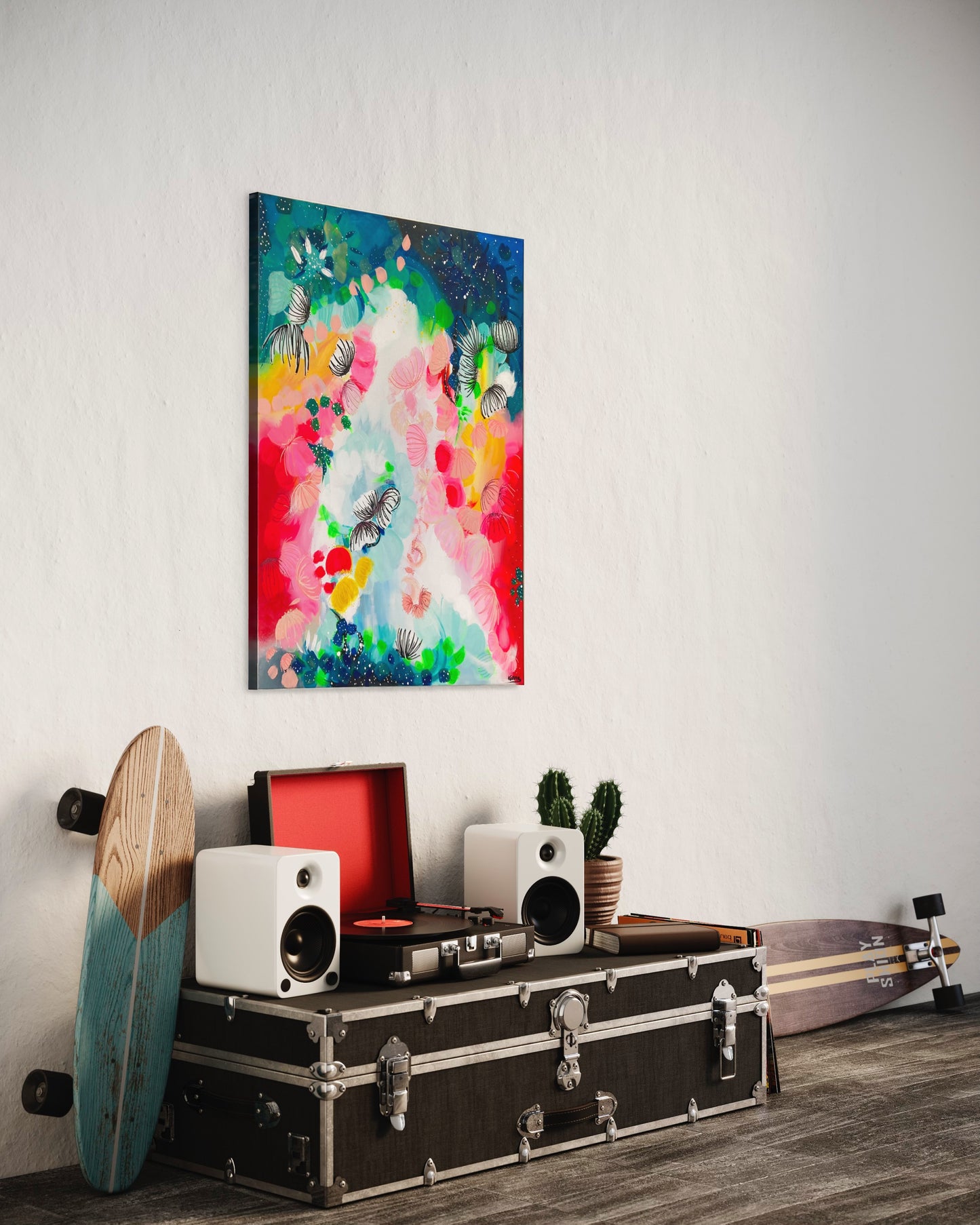 Tableau peinture acrylique