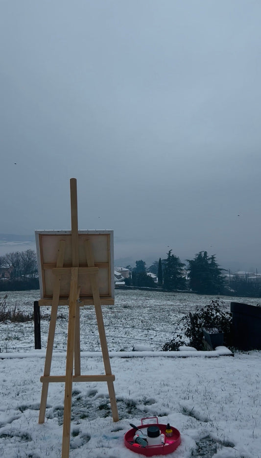 Peindre sous la pluie: souvenir d'enfance et geste libre