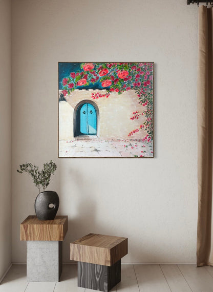 La porte bleue