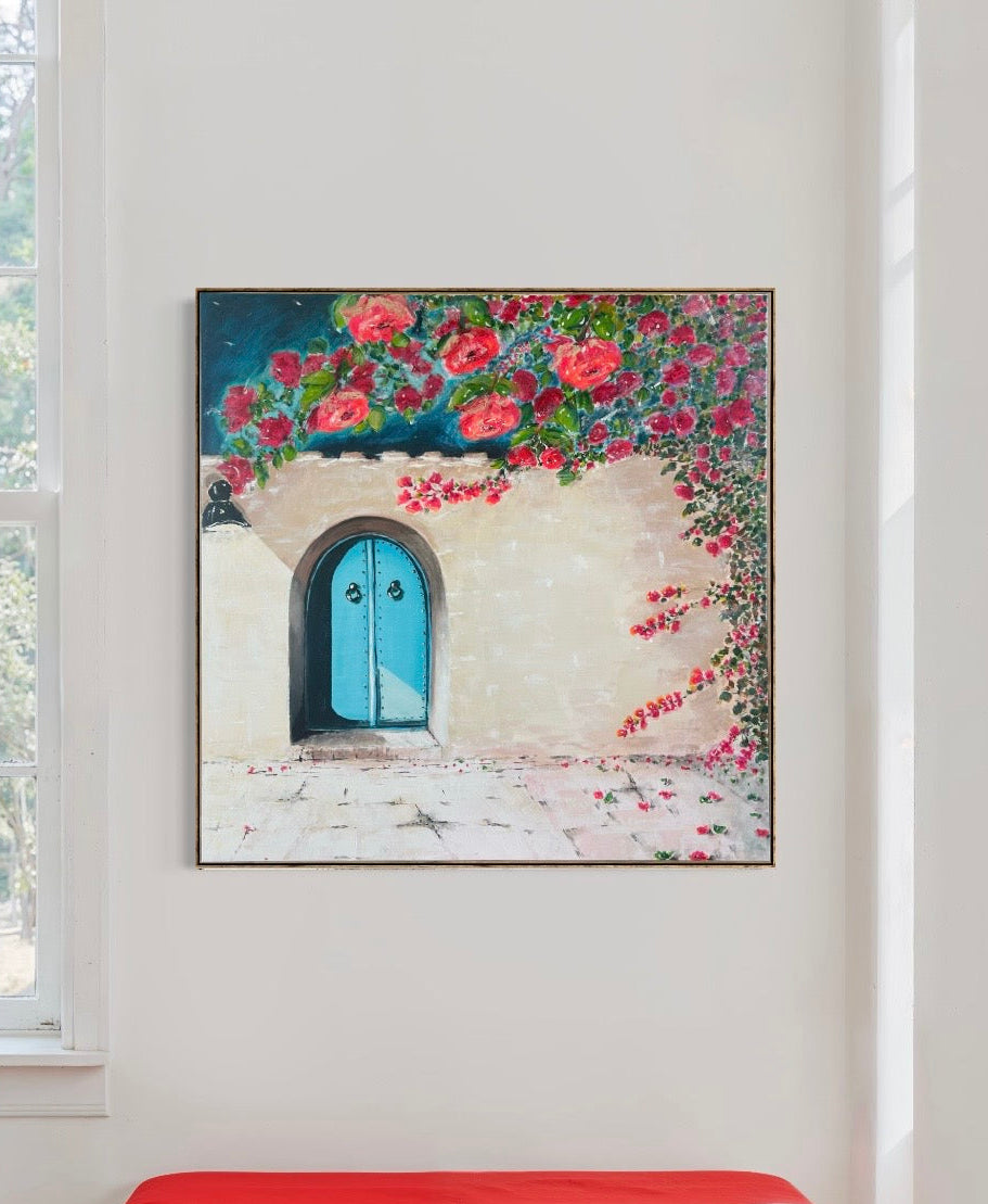 La porte bleue