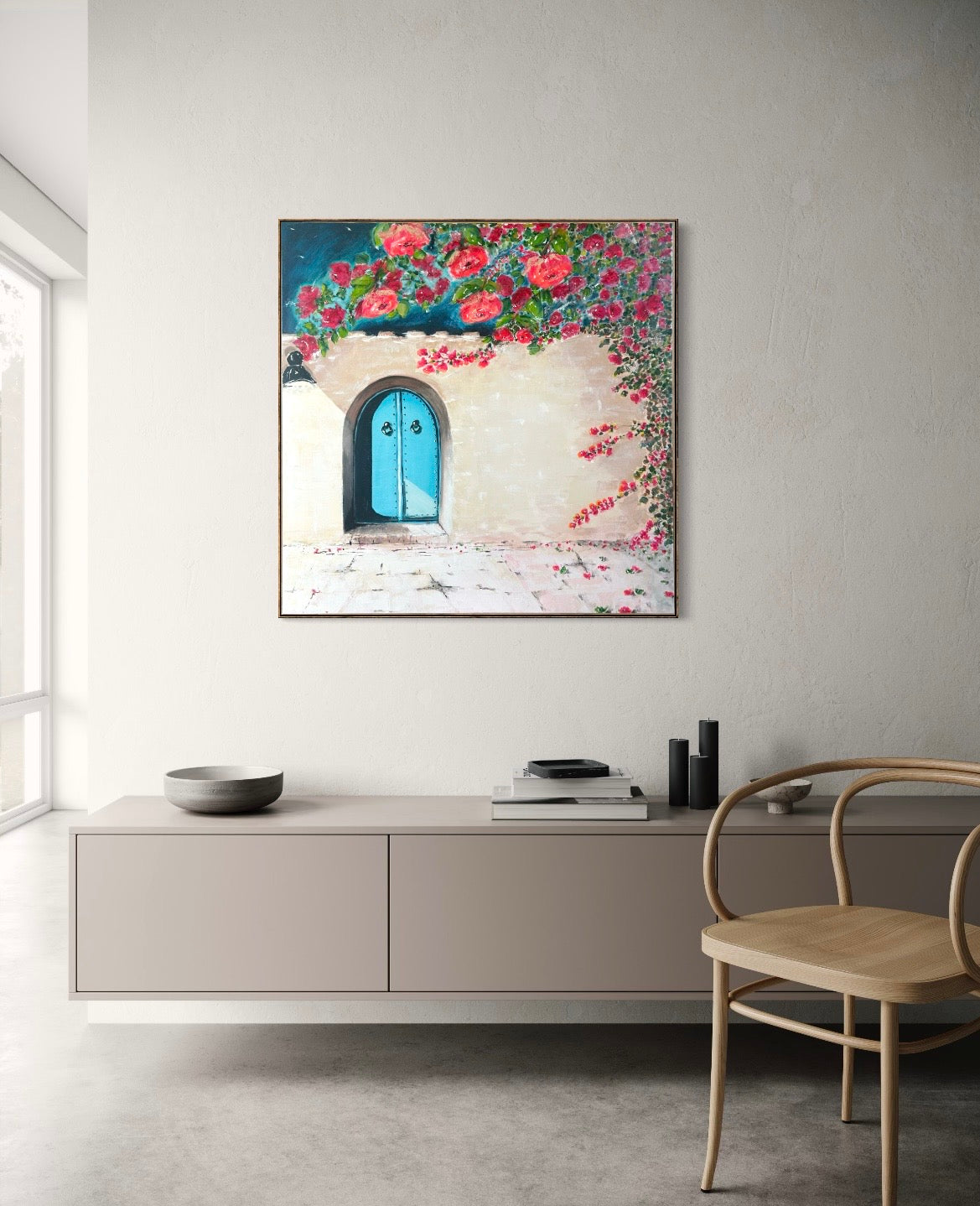 La porte bleue