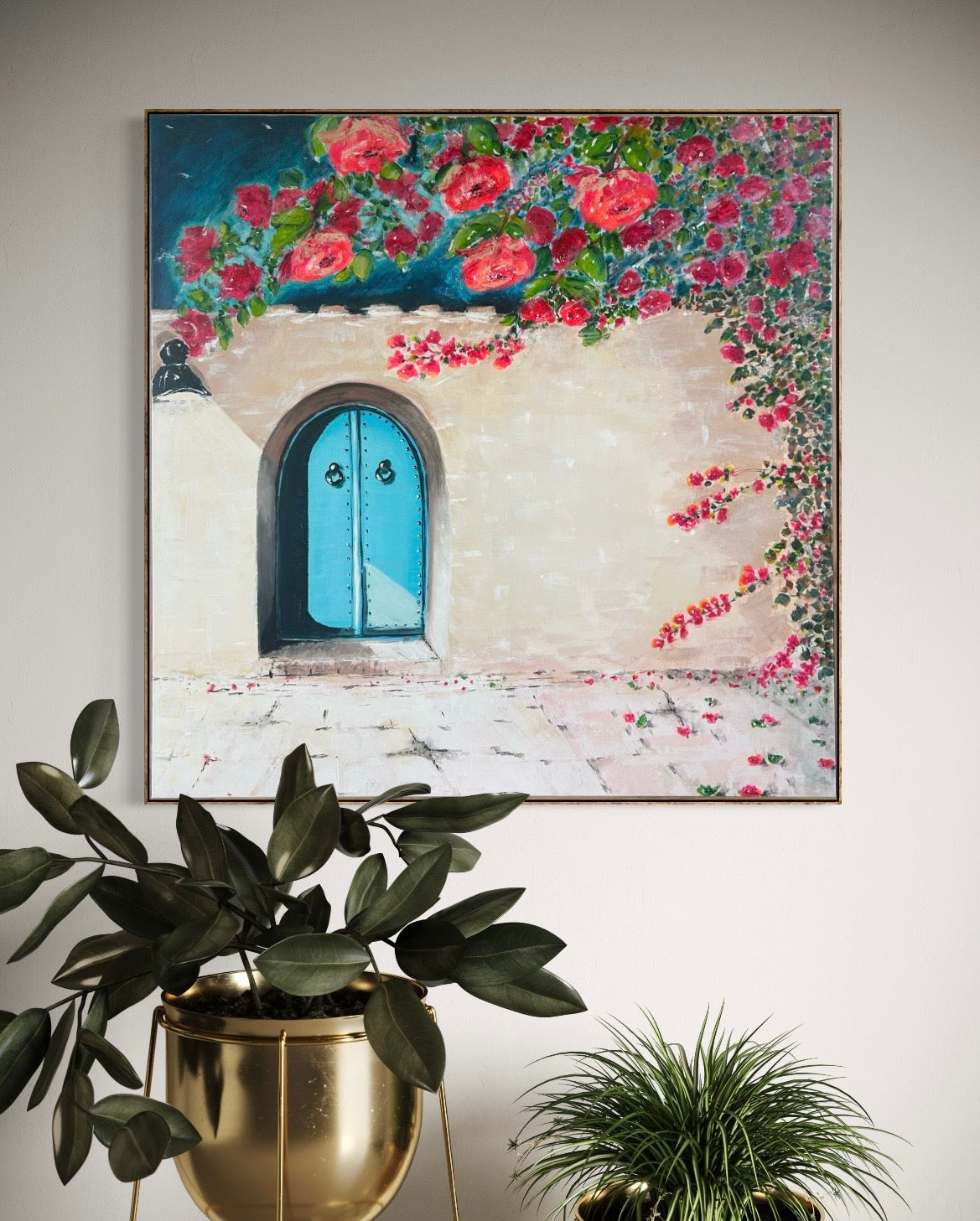 La porte bleue