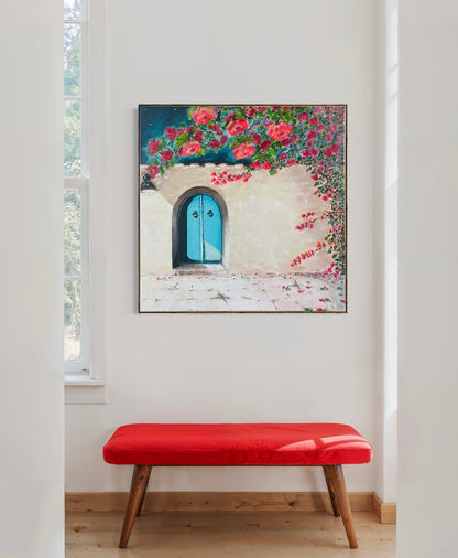 La porte bleue